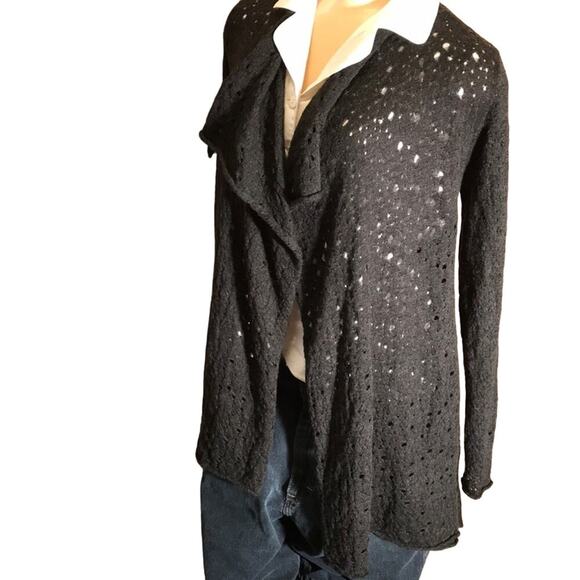 Eileen Fisher Charcoal Gray Wool Knit Sweater. PP - Picture 1 of 10